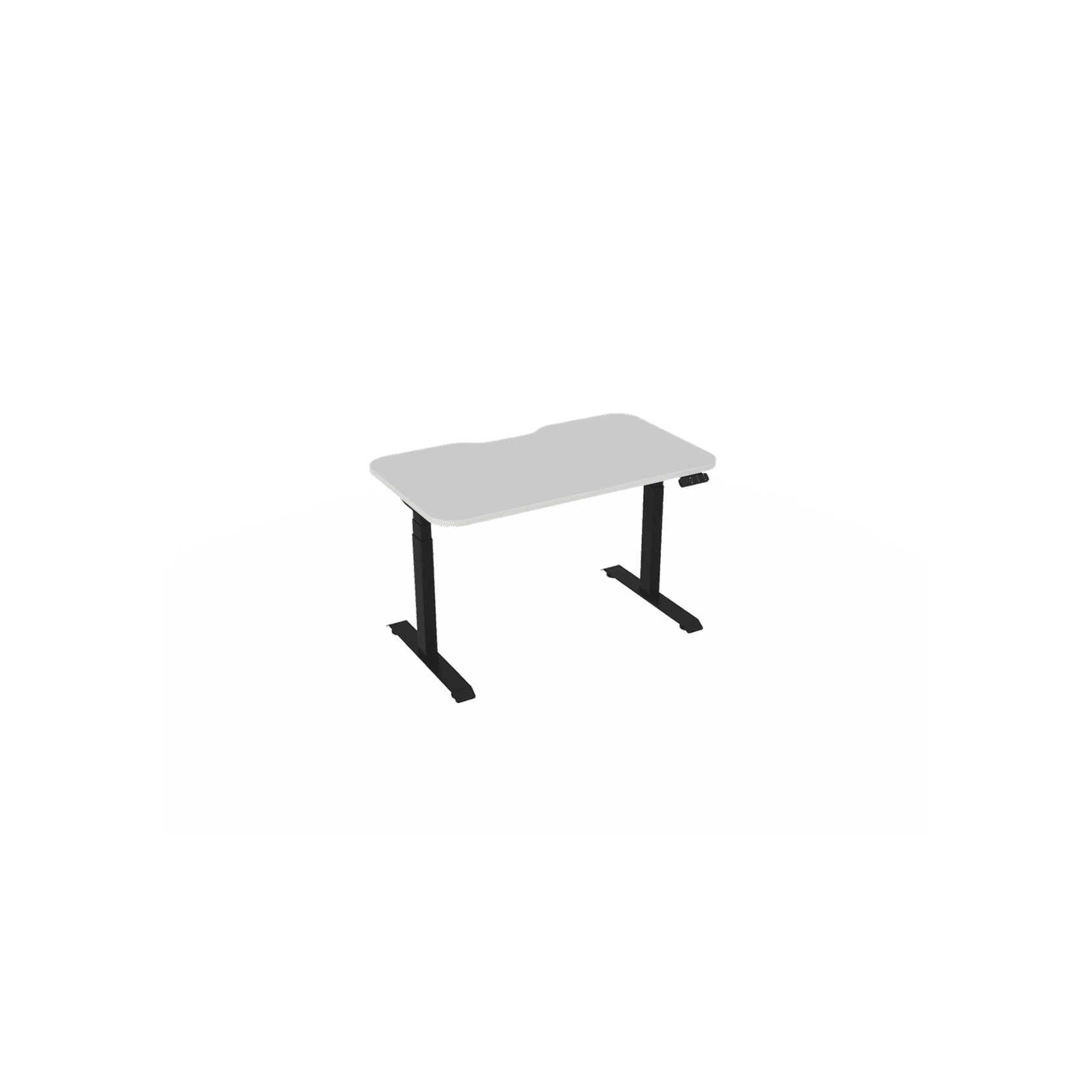 Haven Electric Standing Desk - Radius Top gallery detail image