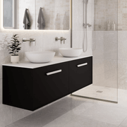 Hako 1500 Double Basin Vanity | Villastone Slab Top gallery detail image
