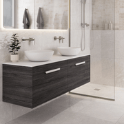 Hako 1500 Double Basin Vanity | Villastone Slab Top gallery detail image