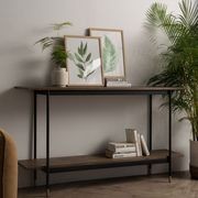 HAMILTON Console Table Solid Acacia Wood 140cm - Toffee gallery detail image