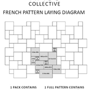 12mm Classic Silver Travertine French Pattern gallery detail image