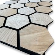Hexagon WOODFLEX Acoustic Wood Wall Panels - SAMPLE gallery detail image