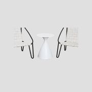 Hourglass Aluminium Side Table gallery detail image