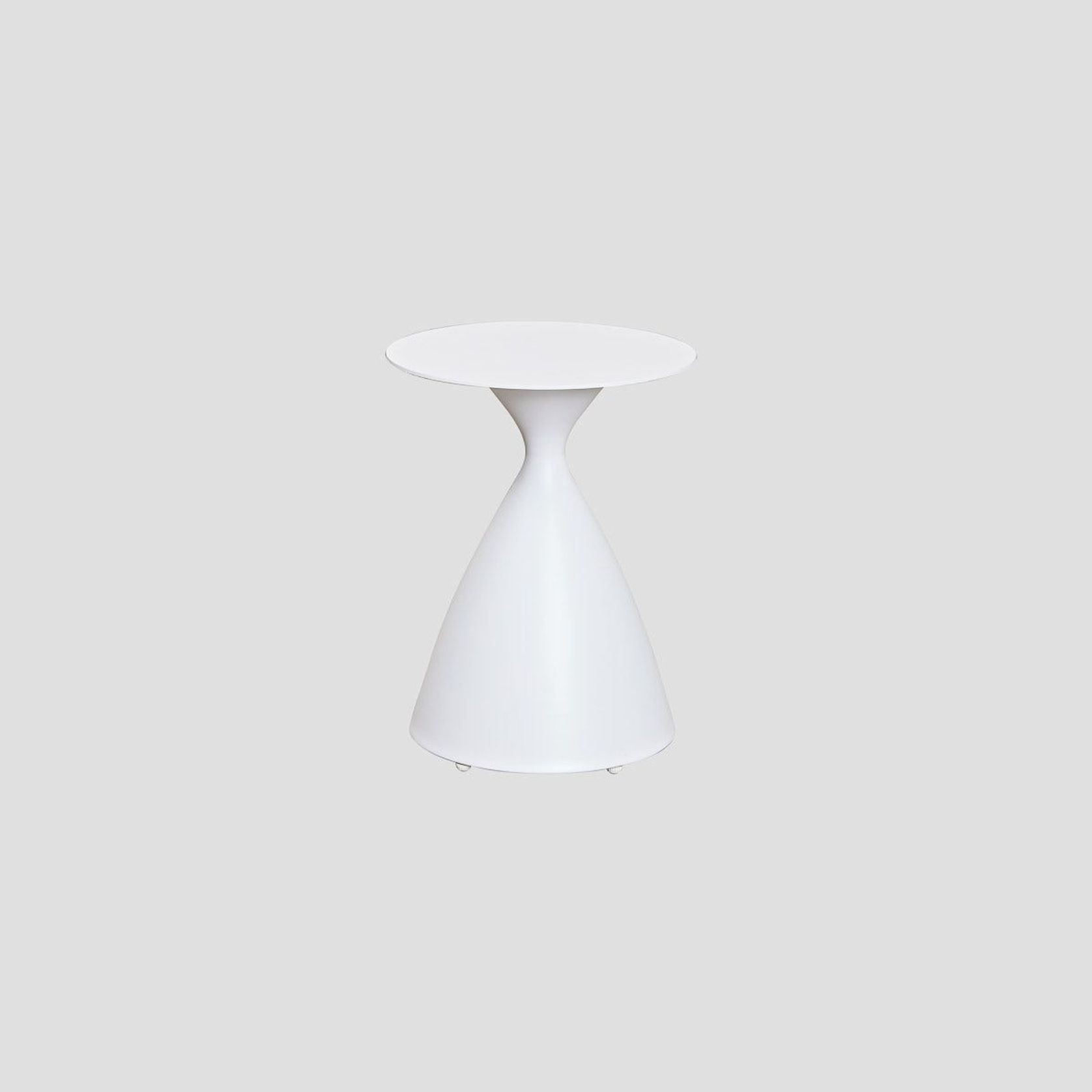 Hourglass Aluminium Side Table gallery detail image