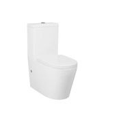 Inspire Alzano Rimless Toilet Suite Gloss White gallery detail image