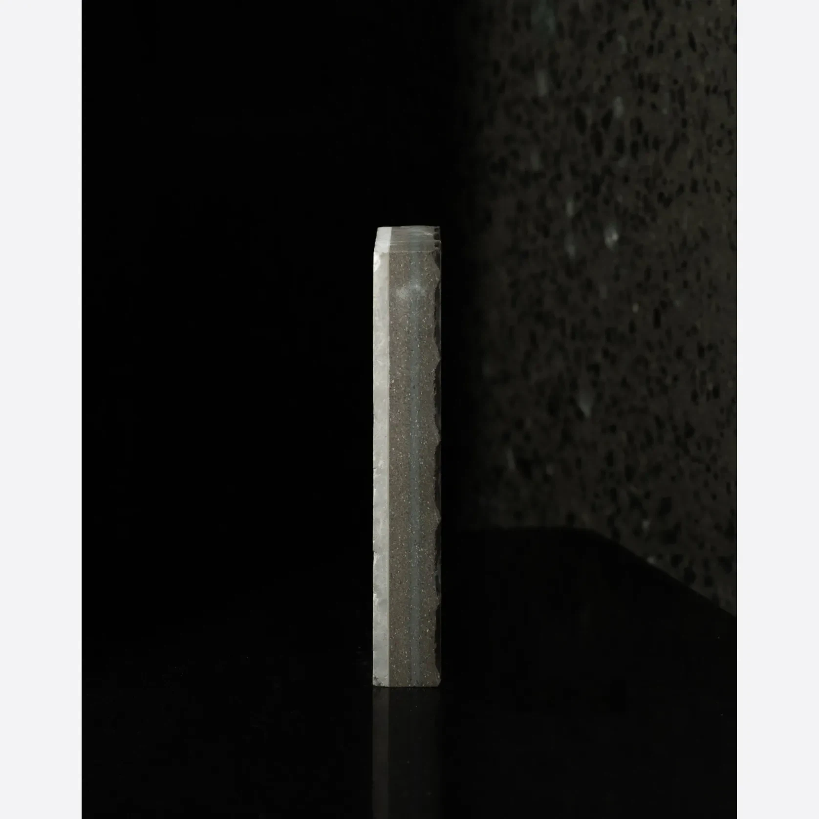 Ice Grey Leathered Marble Porcelia gallery detail image