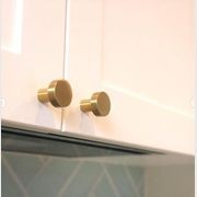 Brushed Brass Cupboard Pull Knob 25mm I Series IV gallery detail image