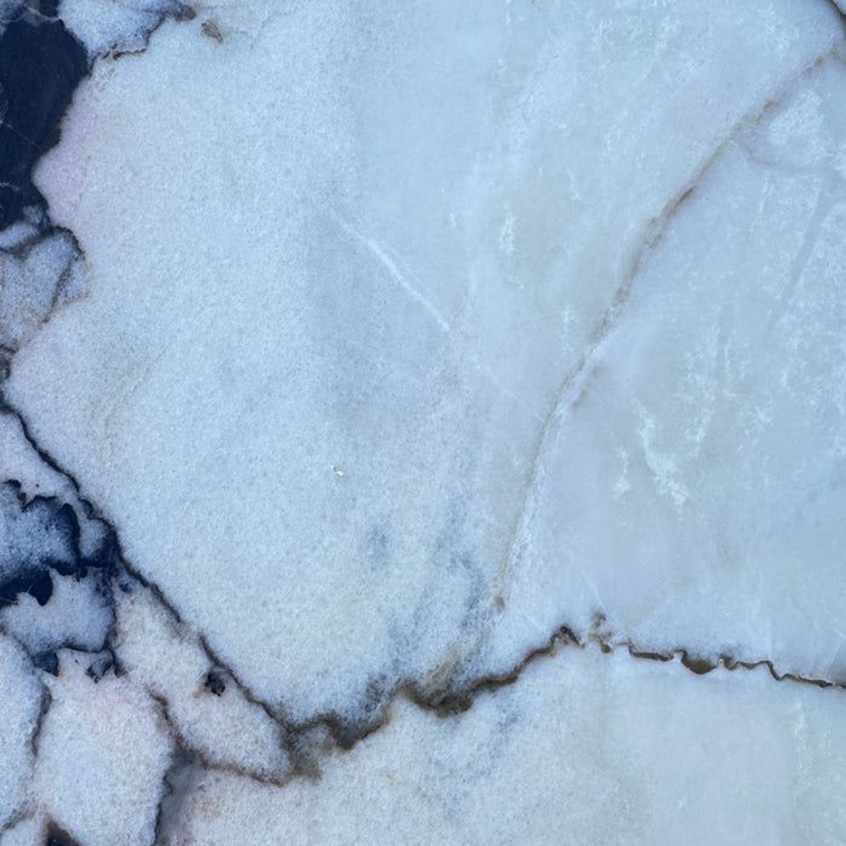 Cube Side Table - White Latte Marble | Natural Stone Co gallery detail image