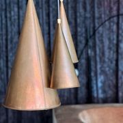 Trio of Copper Pendant Lights gallery detail image