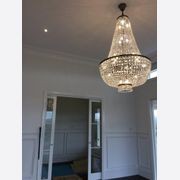 French Basket Chandelier - Antique Bronze - 12 Light gallery detail image