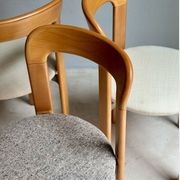 Oak Cushioned Chairs by Bruno Rey for Dietiker gallery detail image