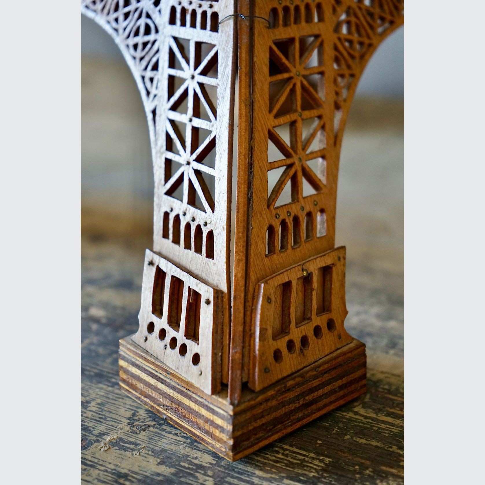 Wooden Eiffel Tower Model gallery detail image