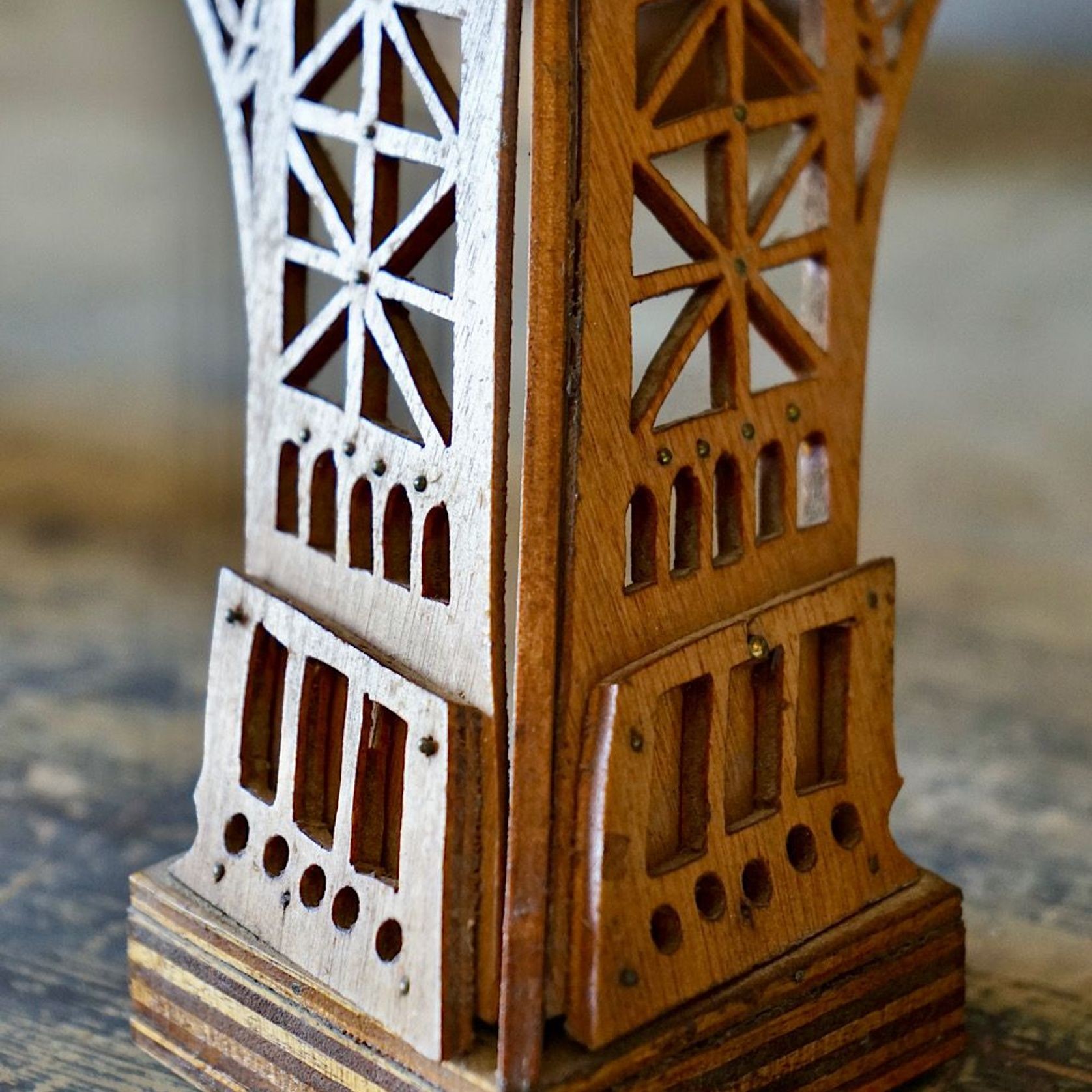 Wooden Eiffel Tower Model gallery detail image