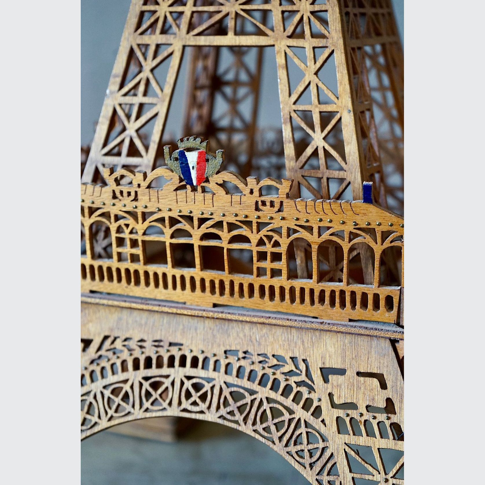 Wooden Eiffel Tower Model gallery detail image