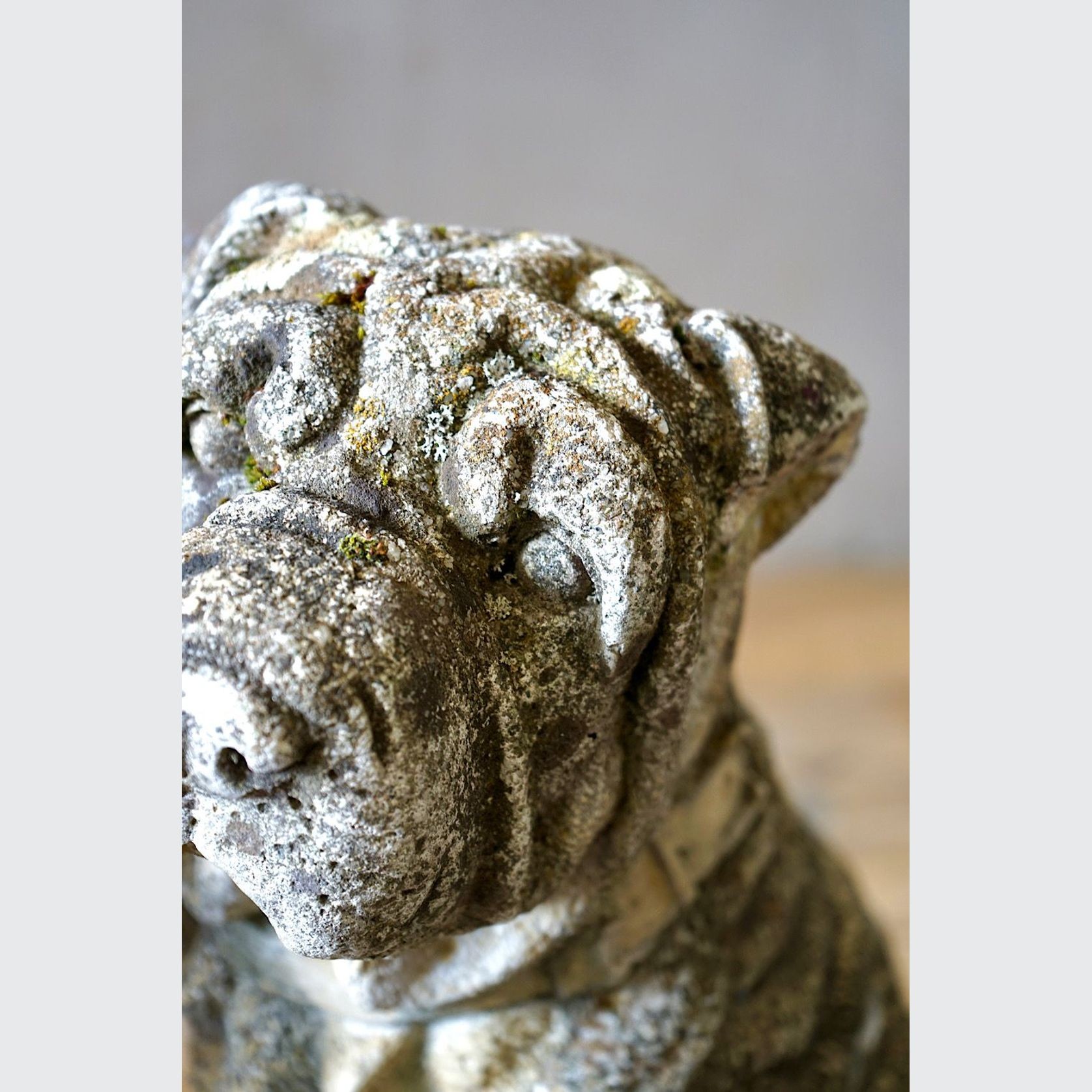 Cast Stone Dog Statues (Pair) gallery detail image