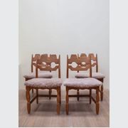 Razor Back Dining Chairs by Henning Kjærnulf gallery detail image