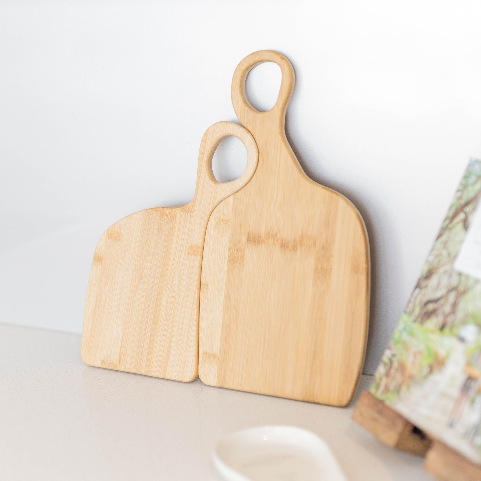 Romeo and Juliet Bamboo Chopping Board - Set of 2 gallery detail image
