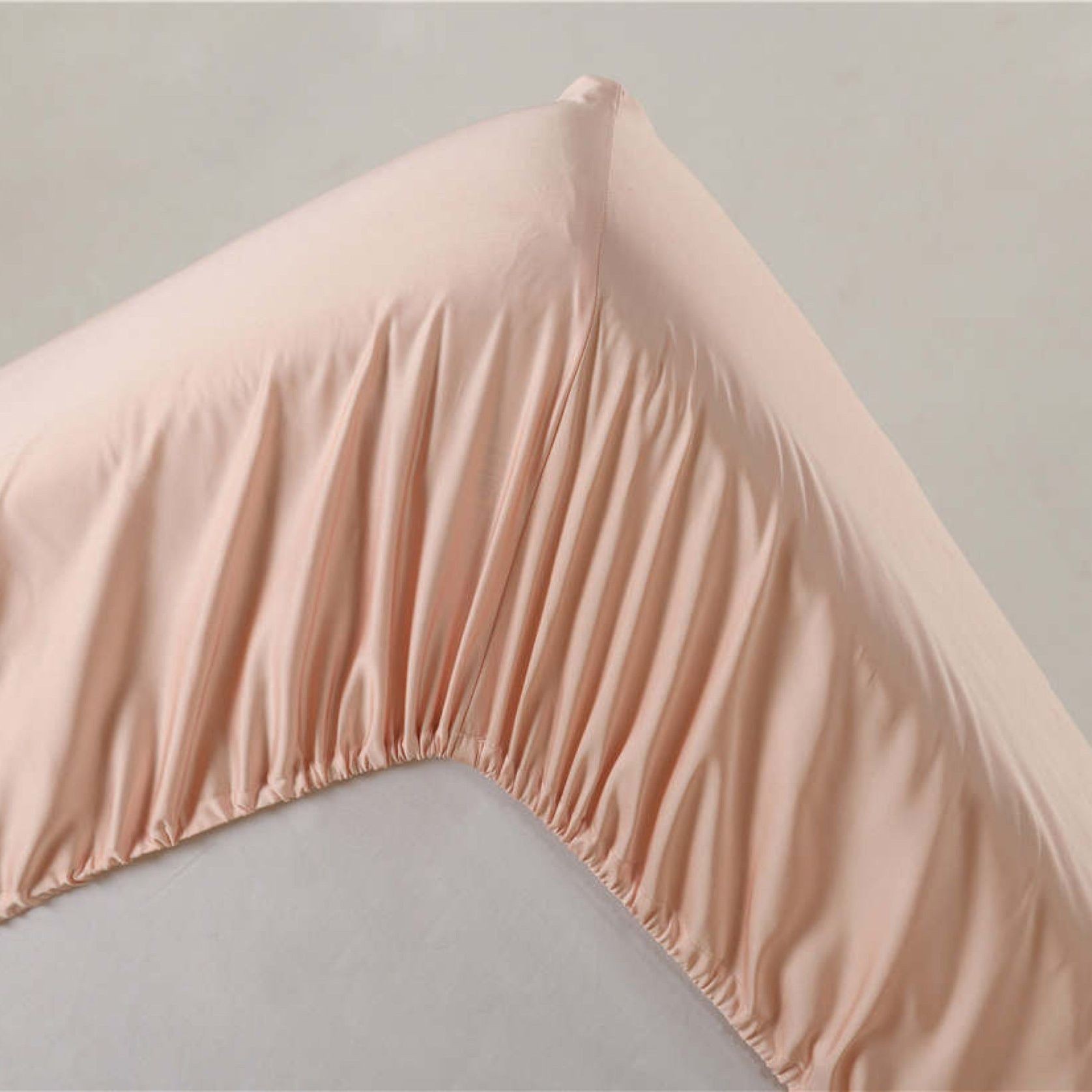 Silky Soft Bamboo Sheet Set - Soft Coral Pink gallery detail image