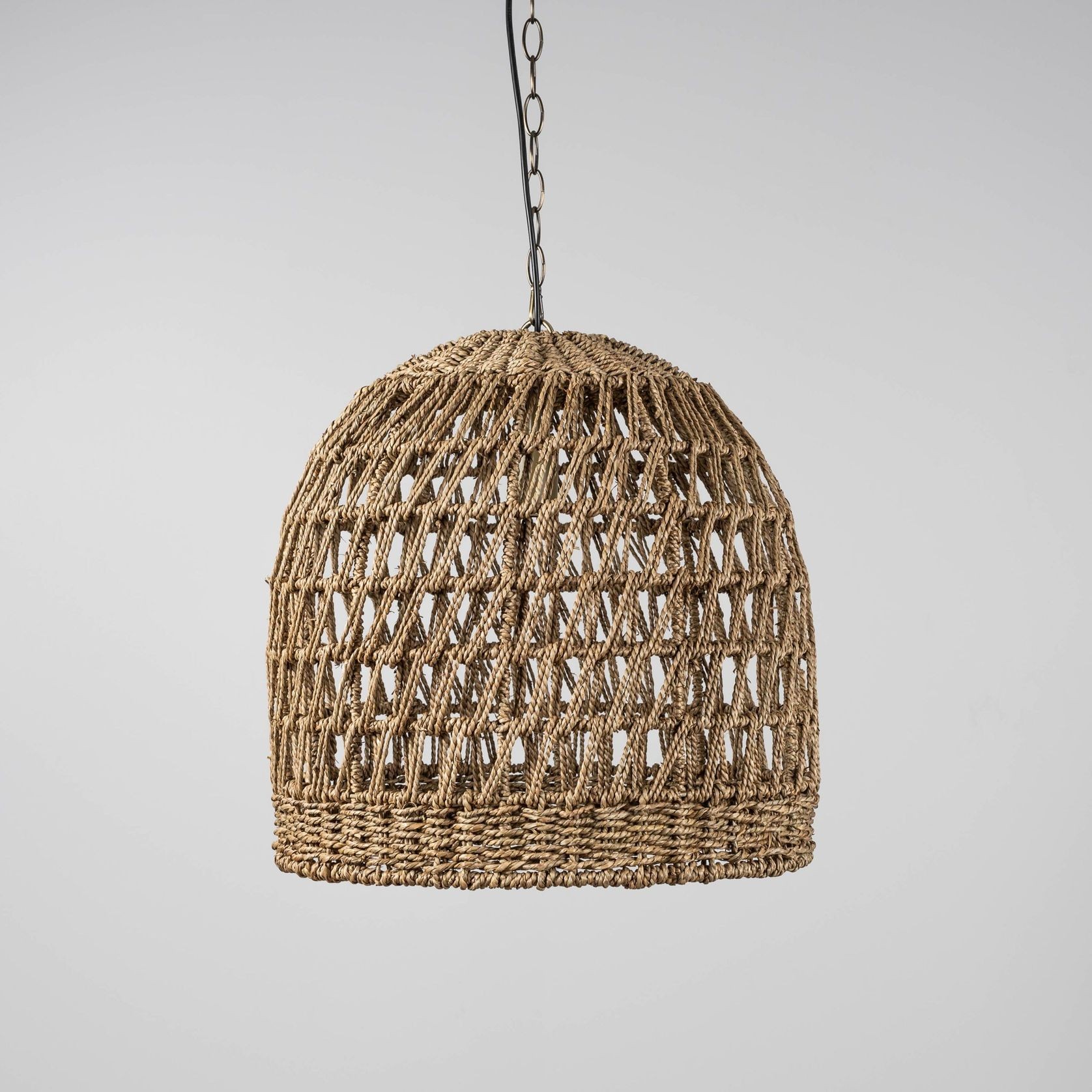 Large Rope Pendant Light Chandelier - Milford gallery detail image