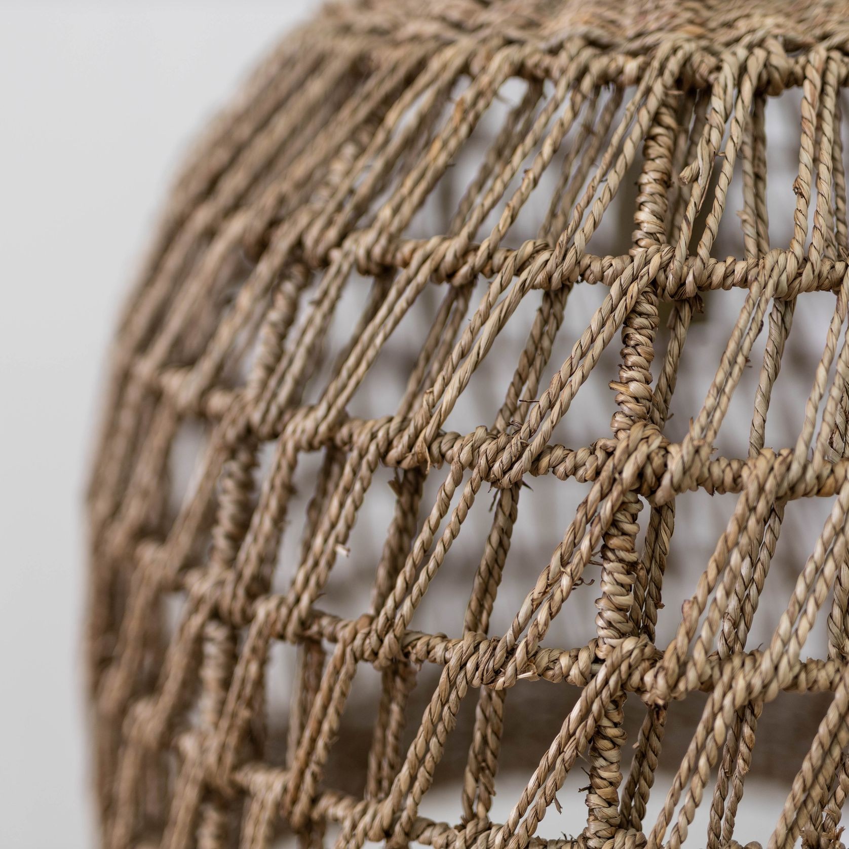 Large Rope Pendant Light Chandelier - Milford gallery detail image