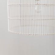 Whitewash Cane Rattan Pendant Light - Siena - 2 Sizes gallery detail image