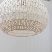 Byron | Rope Pendant Light - White gallery detail image