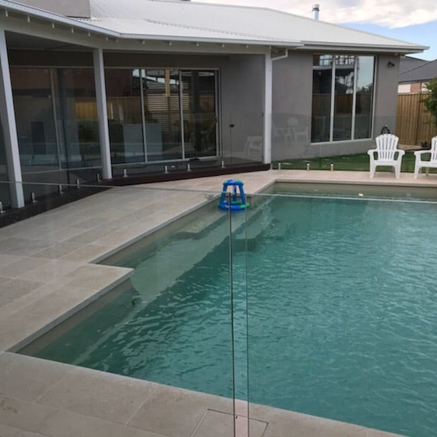 Sinai Pearl Brushed Limestone Pool Coping gallery detail image