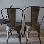 Set of  6 Vintage French Tolix Chairs gallery detail image