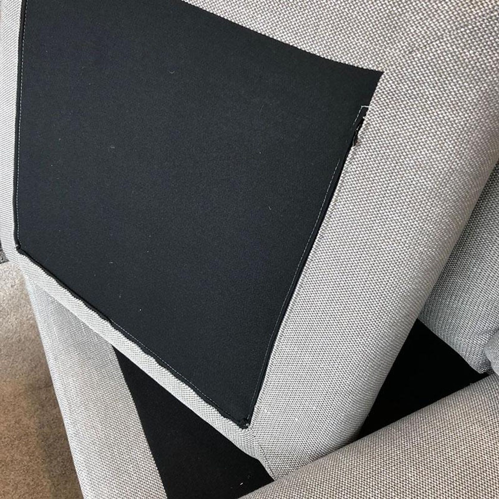 RANNI 3 Seater Sofa With Left Chaise - Warm Grey gallery detail image