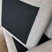 RANNI 3 Seater Sofa With Right Chaise - Warm Grey gallery detail image