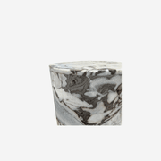 Rounded Side Table - Milky Blue Marble 2 | Natural Stone Co. gallery detail image