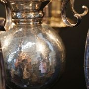 Antique French Silvered Chandelier gallery detail image