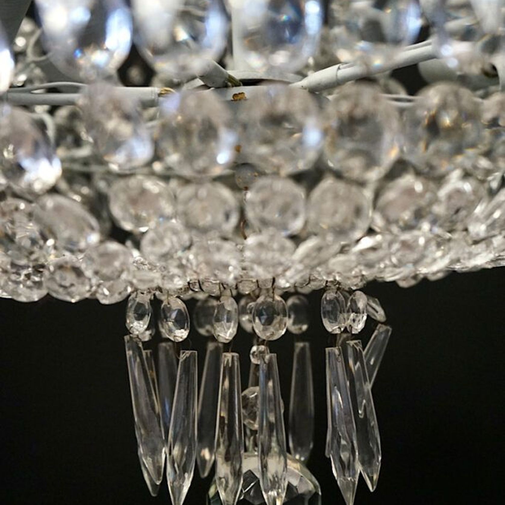 French Neoclassical Cascade Chandelier gallery detail image