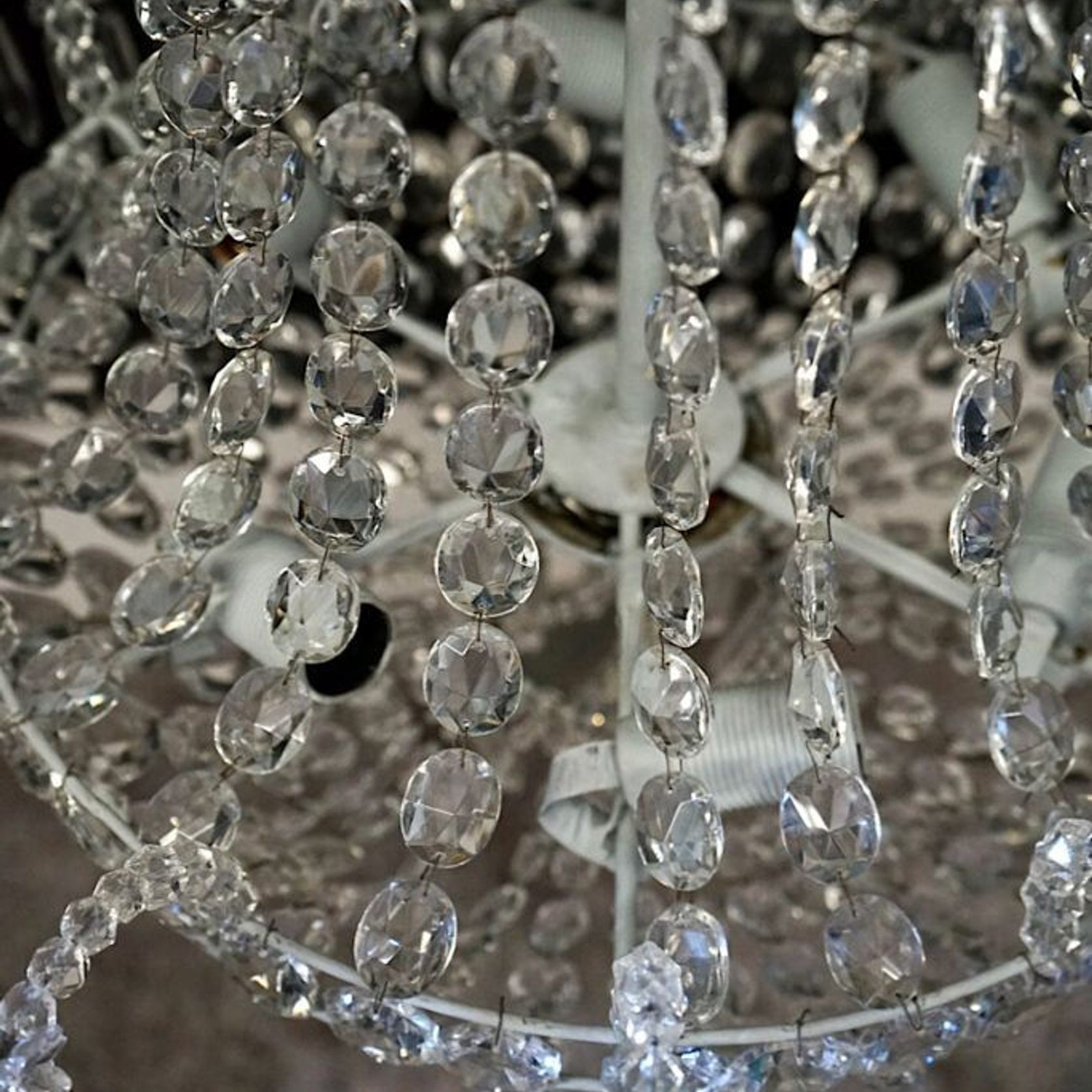 French Neoclassical Cascade Chandelier gallery detail image