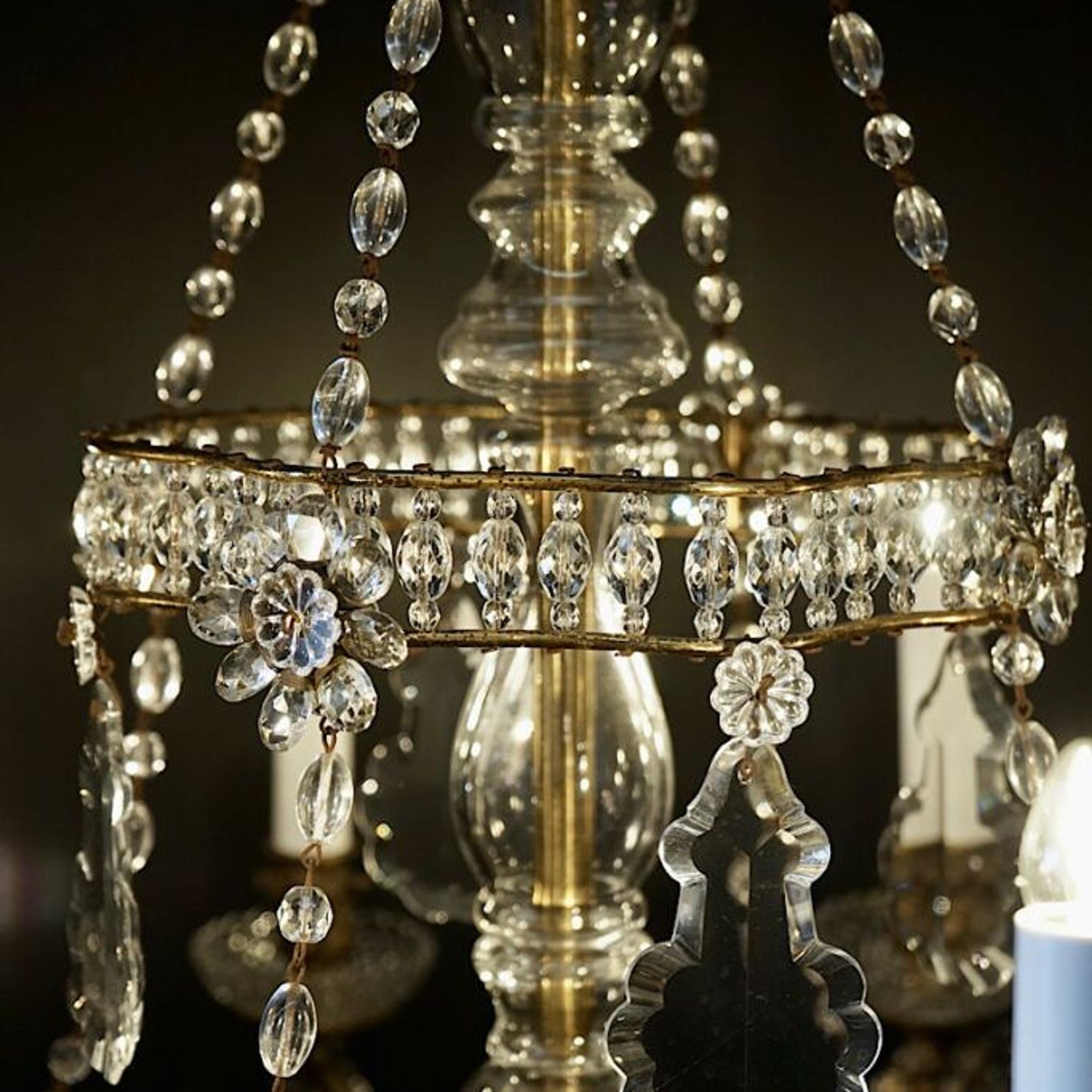 Large Antique French Chandelier gallery detail image