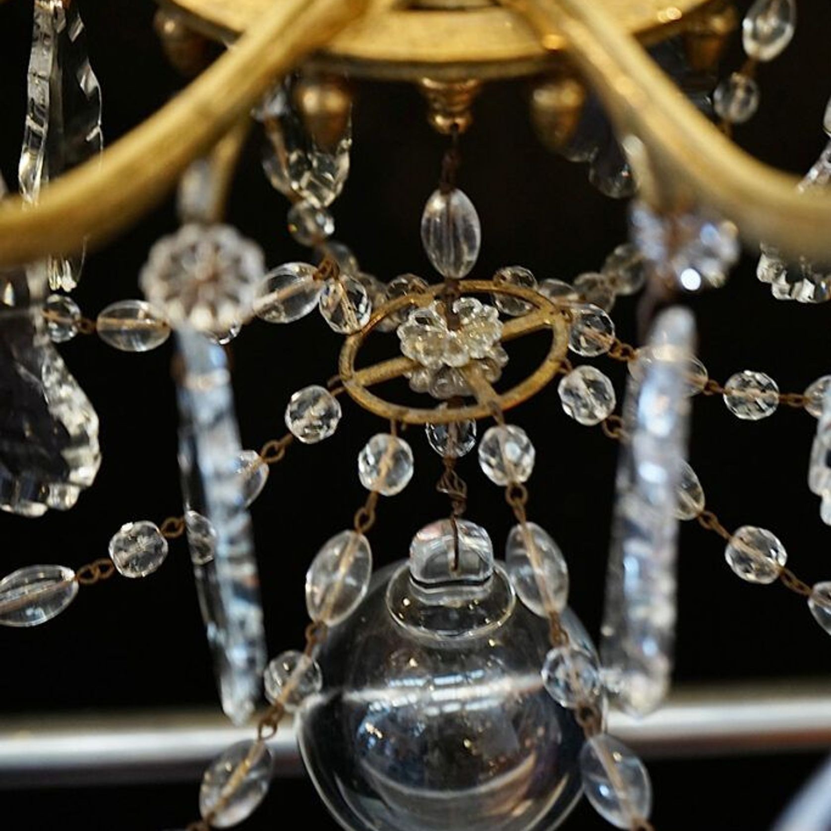 Large Antique French Chandelier gallery detail image
