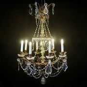 Large Antique French Chandelier gallery detail image