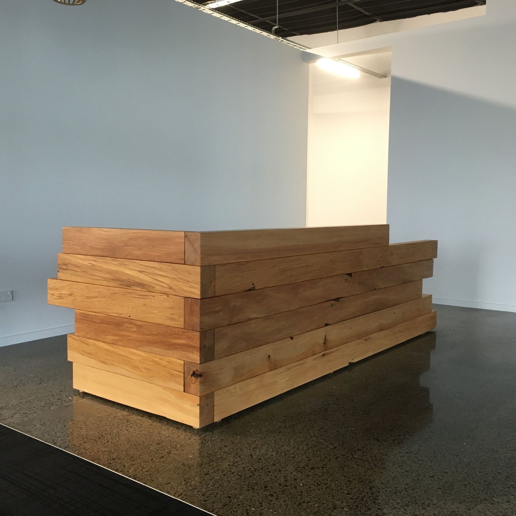 Rimu Beam Reception Desk gallery detail image