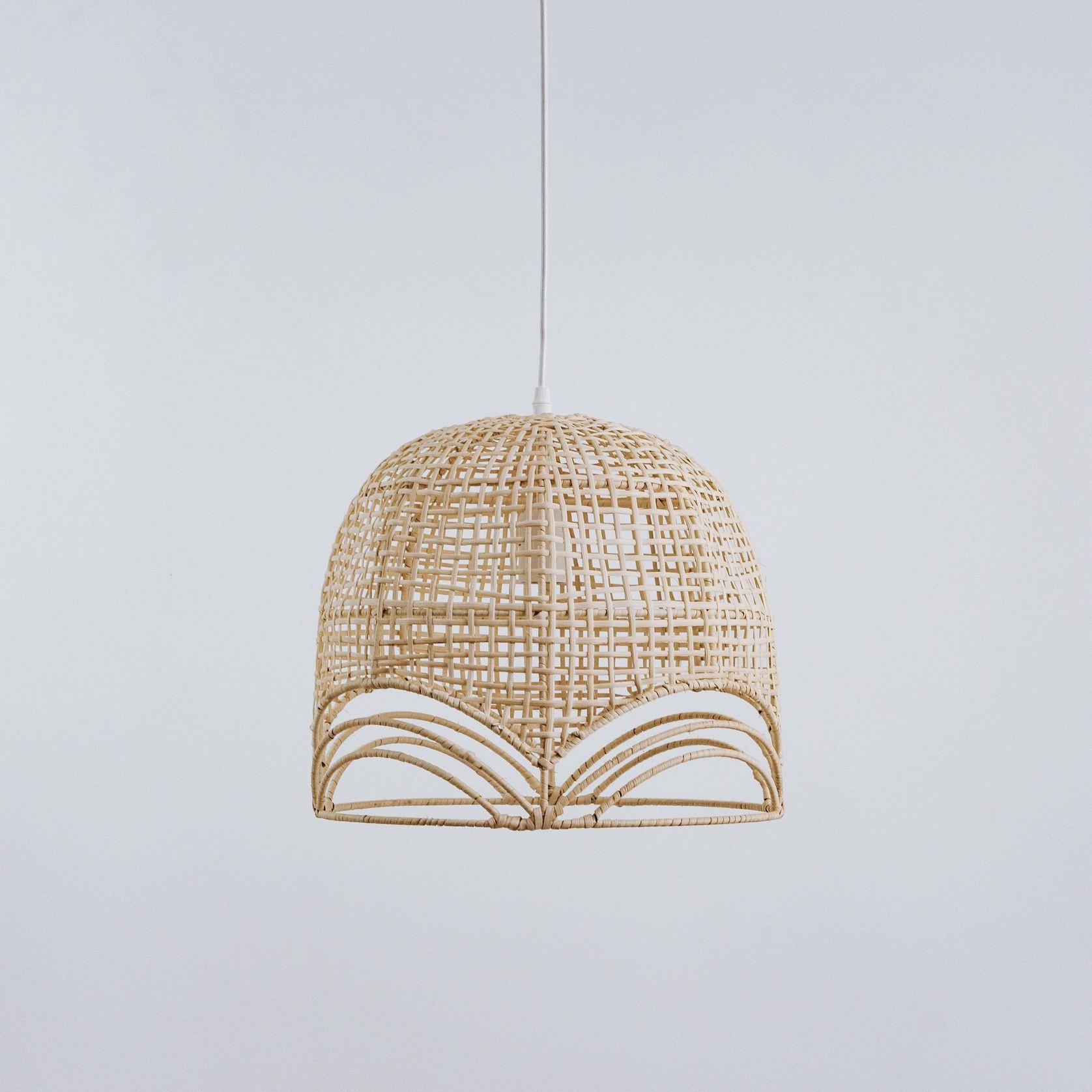 Melrose | Natural Rattan Pendant Light gallery detail image