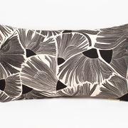 Rectangle Cushion - Gumflower in Black gallery detail image