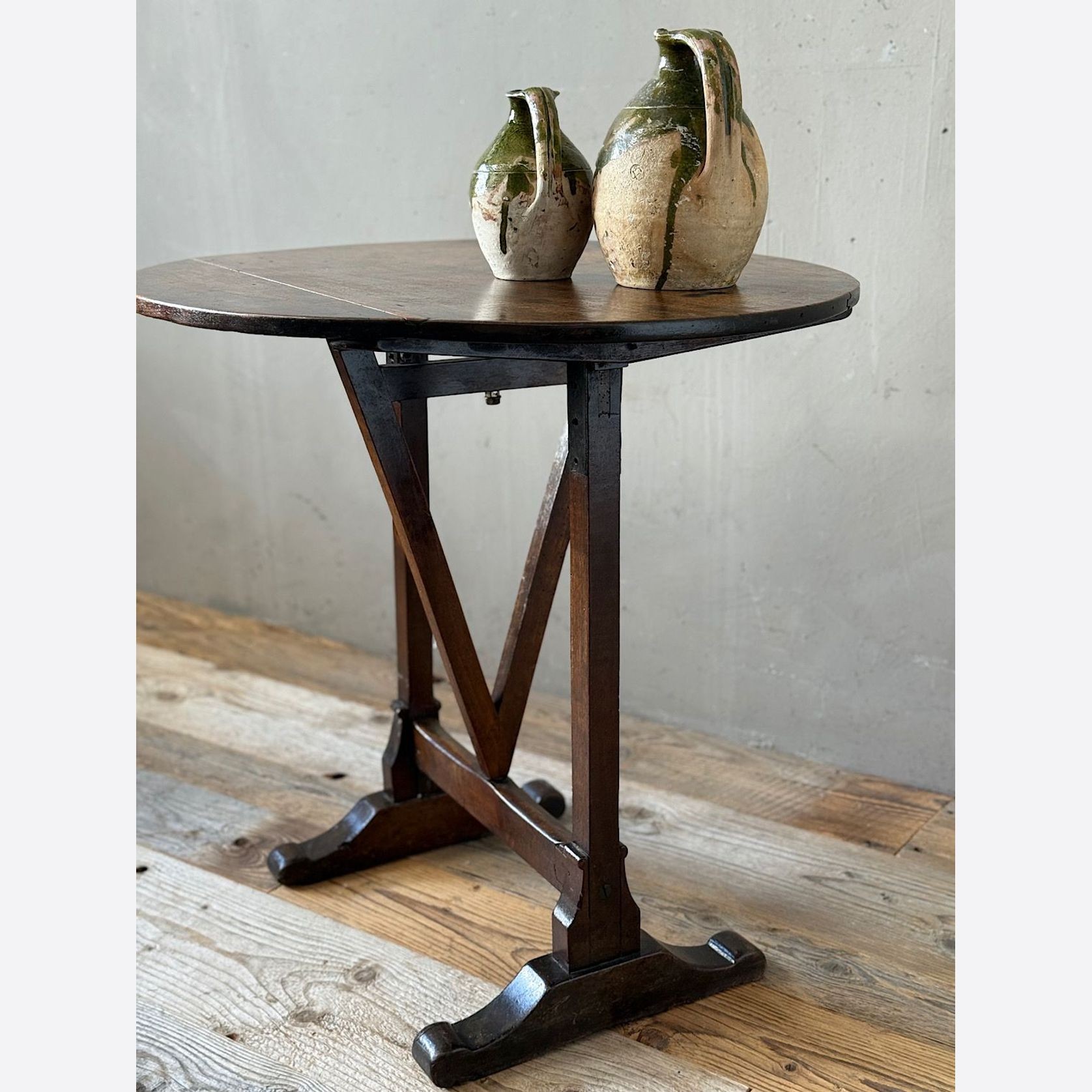 French Walnut Wine Harvest Table gallery detail image