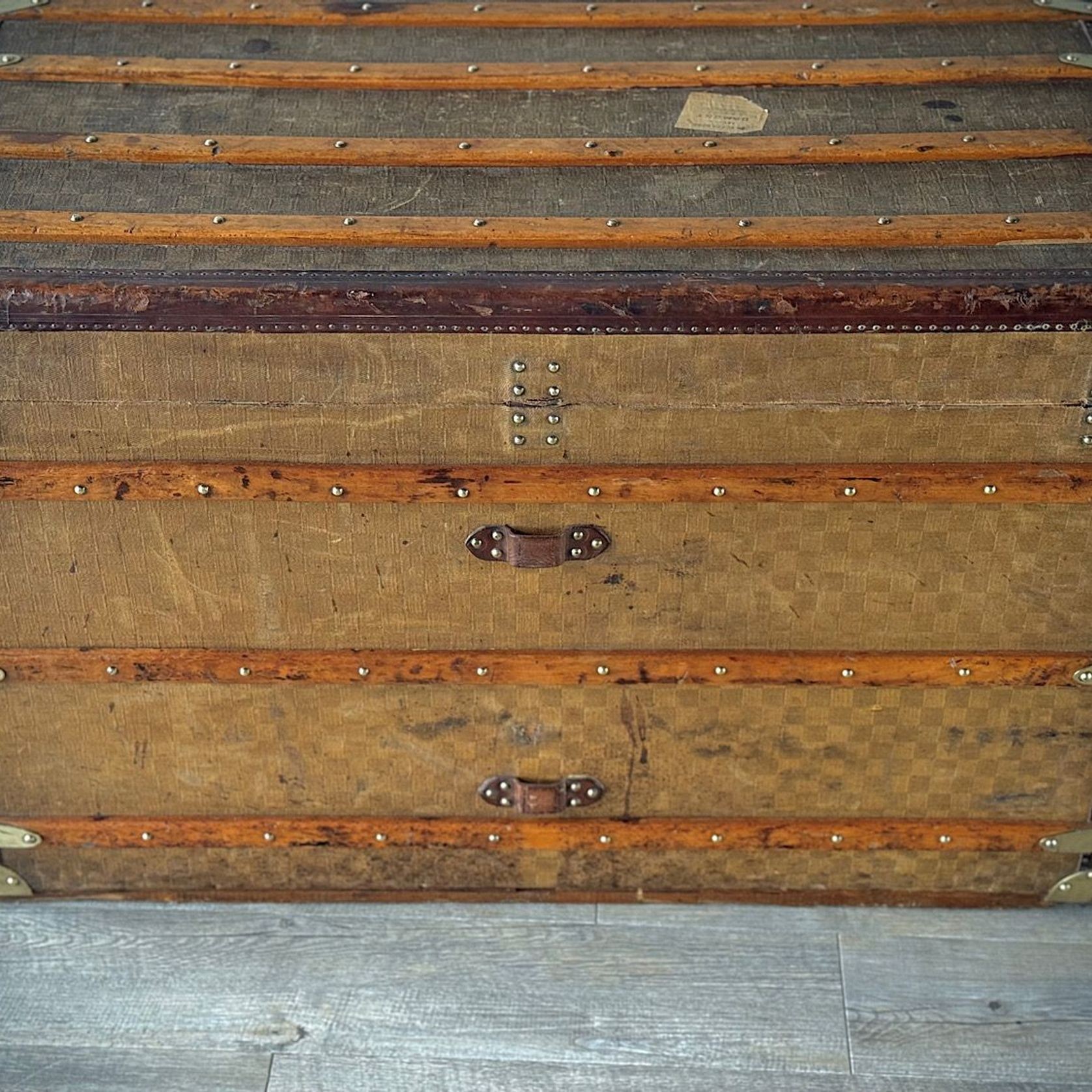 Antique French Travelling Trunk gallery detail image