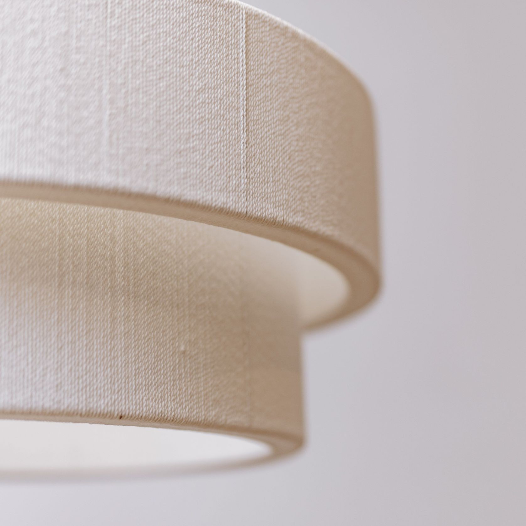 Sorrento Double Tiered Rope Chandelier - White gallery detail image