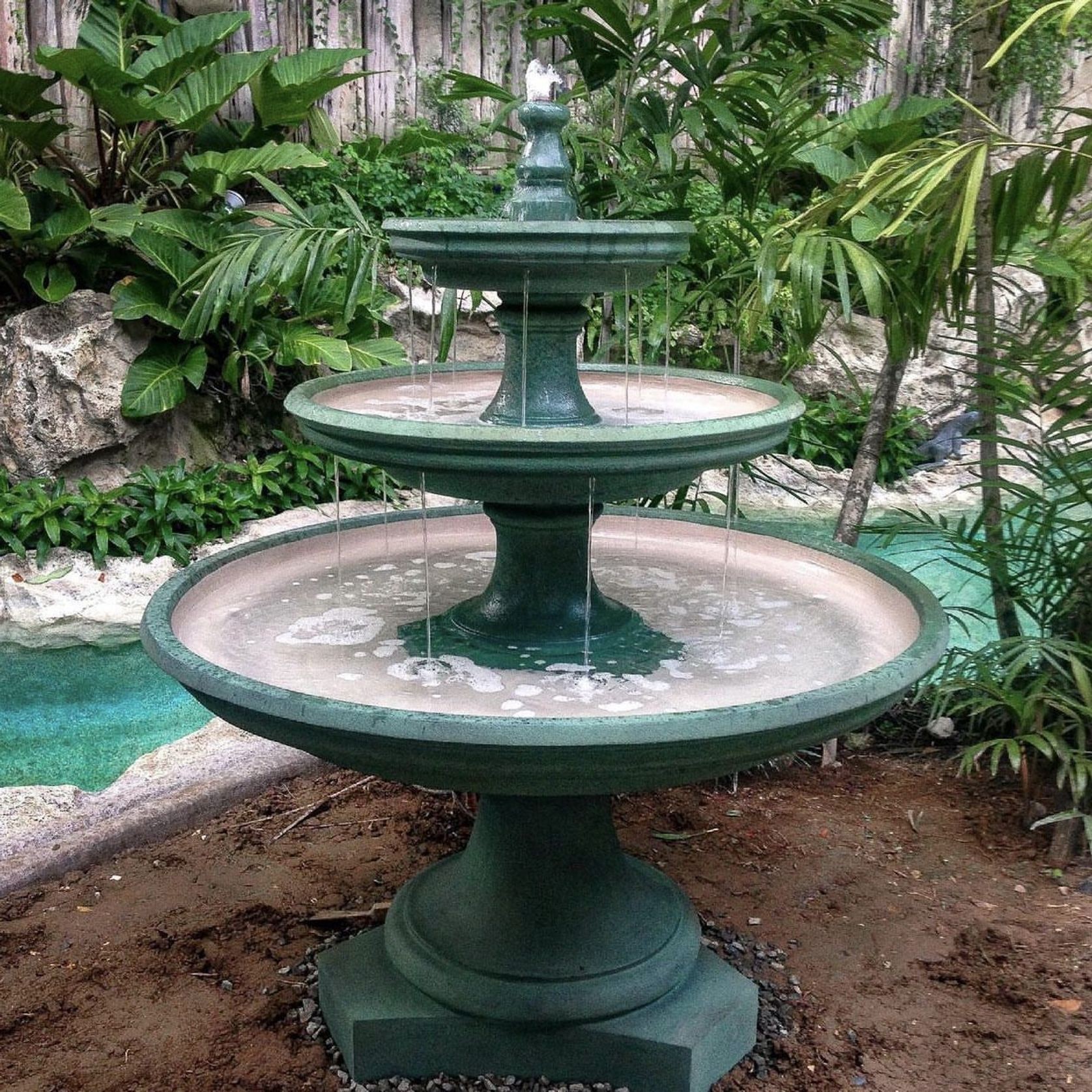 Versailles Mini Three Tier Fountain gallery detail image