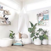 Fur Bean Bag - White Polo gallery detail image