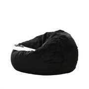 Pierre Fur Bean Bag - Black gallery detail image