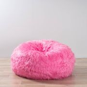 Fur Bean Bag - Hot Pink Polo gallery detail image