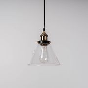Sophie Glass Pendant Light - Brass gallery detail image