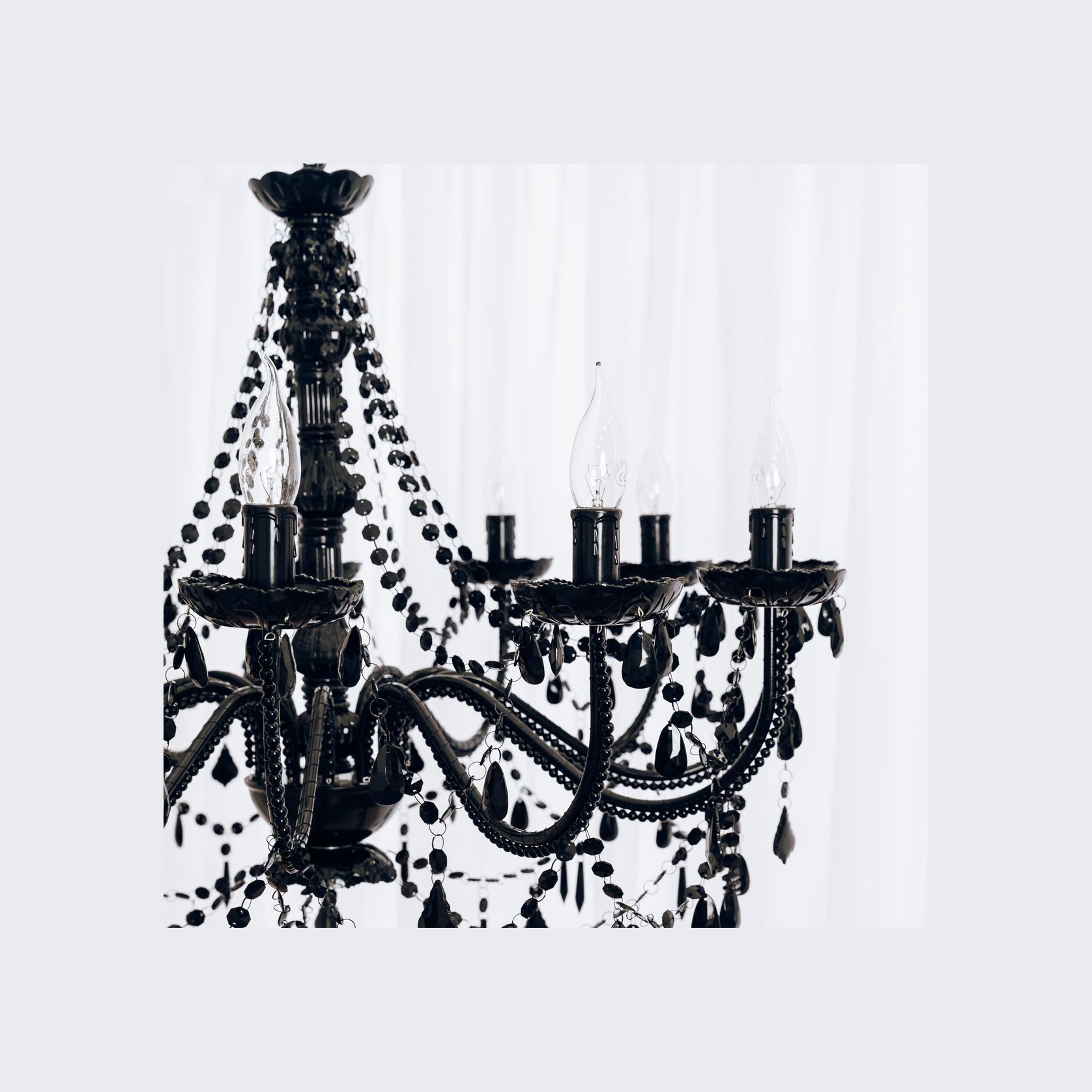 Cassie Chandelier - Black gallery detail image
