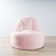 Plush Fur Lounger Bean Bag Chair - Soft Pink gallery detail image